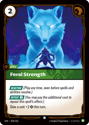 SFD-034/221 | Feral Strength | Common