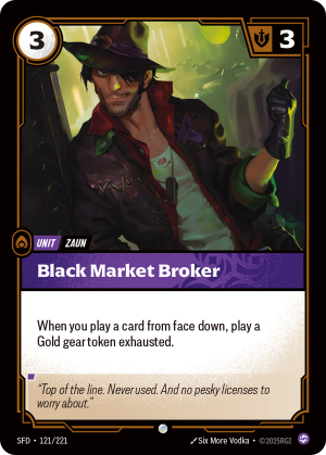 SFD-121/221 | Black Market Broker | Common