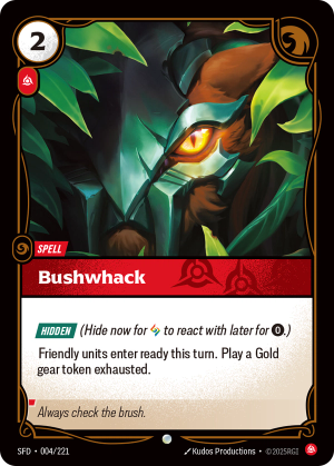 SFD-004/221 | Bushwhack | Common