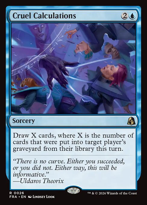 FRA-026 Cruel Calculations | Rare (EN)