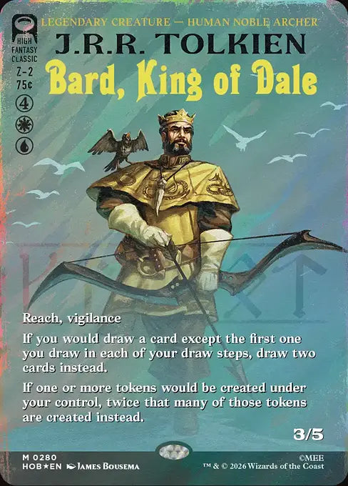 HOB-280 Bard, King of Dale (Borderless) | Mythic (EN)