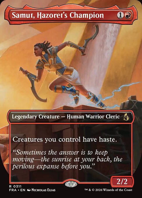 FRA-311 Samut, Hazoret's Champion (Borderless) | Rare (EN)