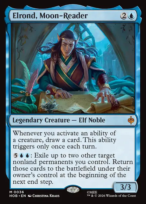 HOB-036 Elrond, Moon-Reader | Mythic (EN)