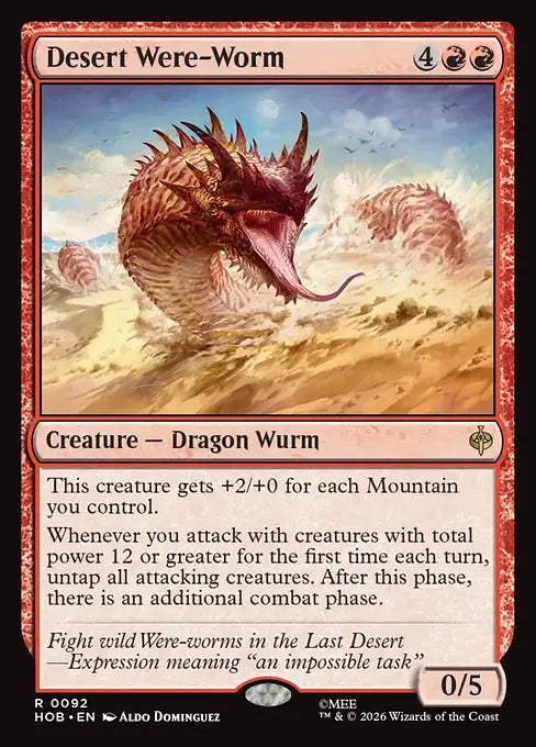 HOB-092 Desert Were-Worm | Rare (EN)