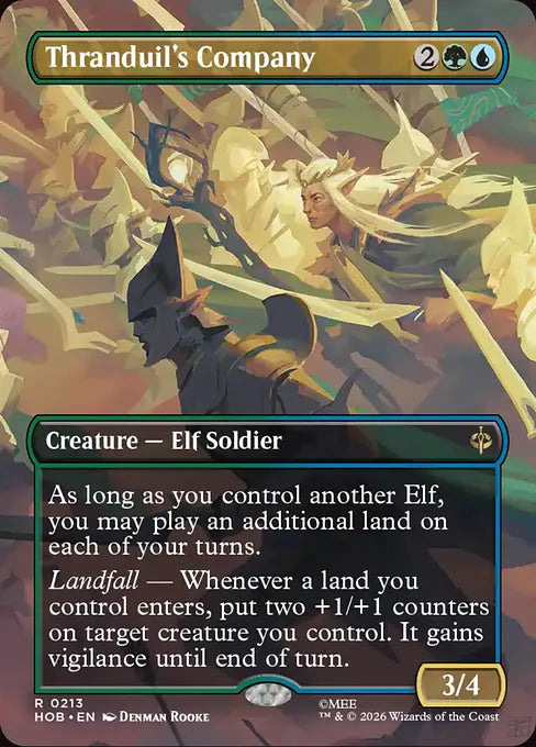 HOB-213 Thranduil's Company (Borderless) | Rare (EN)