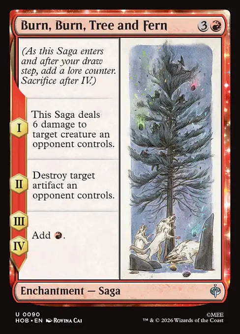 HOB-090 Burn, Burn, Tree and Fern | Uncommon (EN)