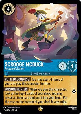 Lorcana scrooge mcduck