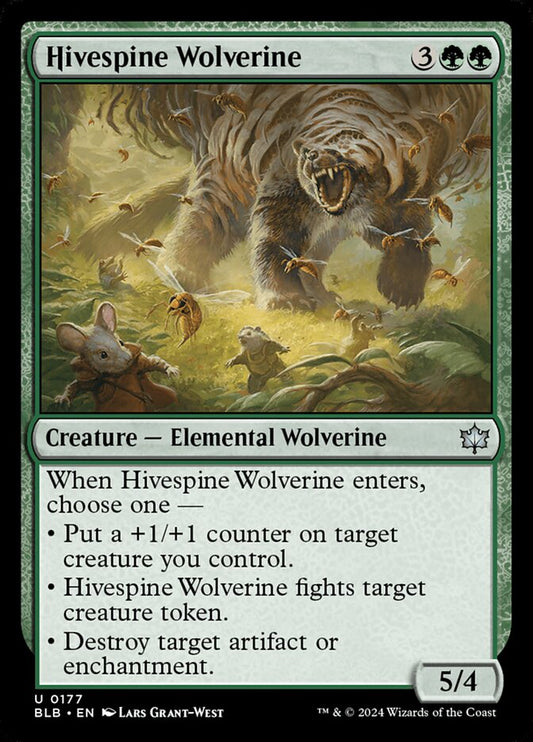 BLB-0177 | Hivespine Wolverine | EN  | - | Non-Foil