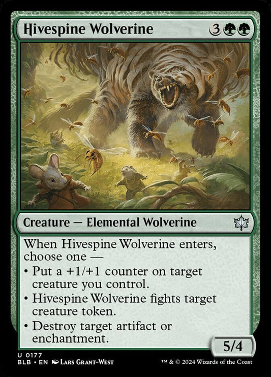 BLB-0177 | Hivespine Wolverine | EN  | - | Foil