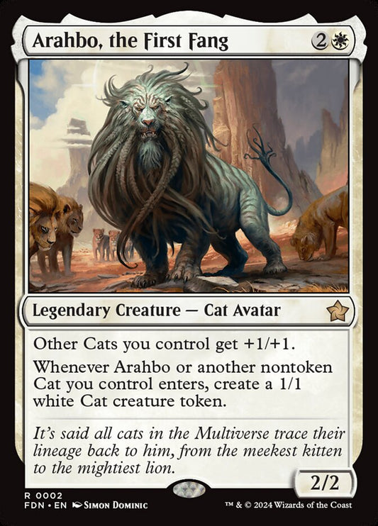FDN-0002 | Arahbo, the First Fang | EN  | - | Foil