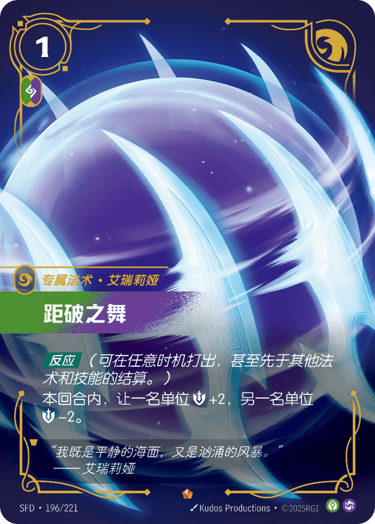 SFD-196/221 距破之舞 | 史詩