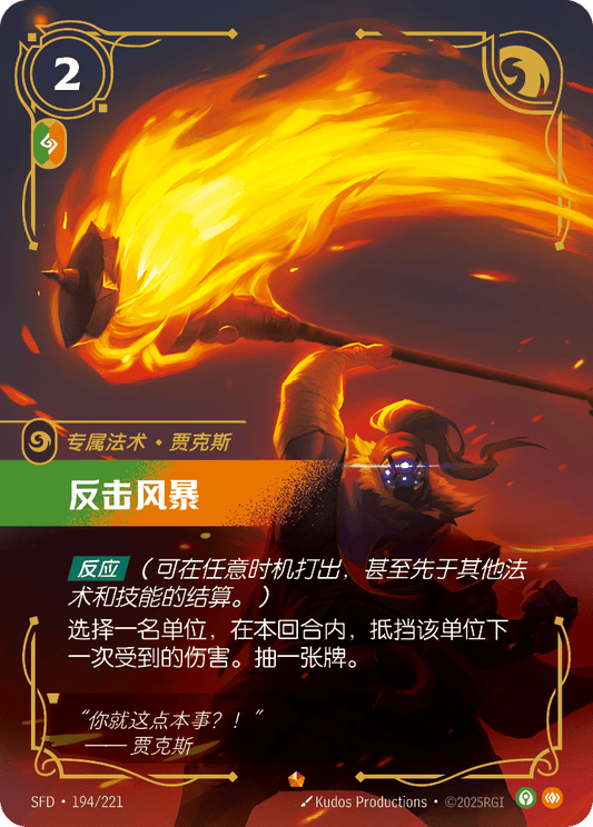 SFD-194/221 反击风暴 | 史詩