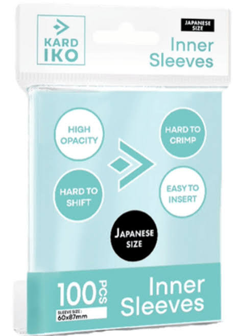 [KARDIKO] Inner Sleeves | Japanese Size | Clear