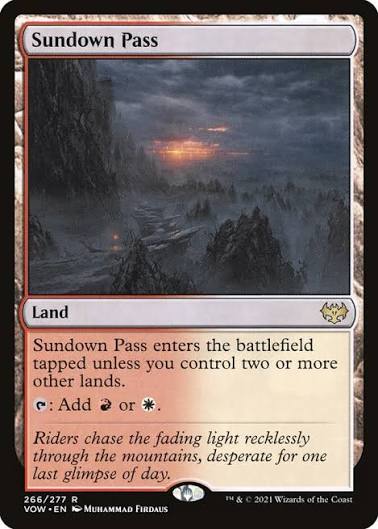VOW-0266 | Sundown Pass | EN  | - | Foil