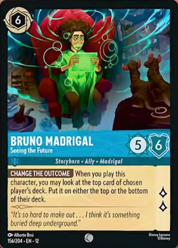 Set12-156 | Bruno Madrigal – Seeing the Future | Common | Non-Foil