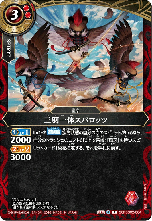 26RBS02-004 三羽一体スパロッツ | R