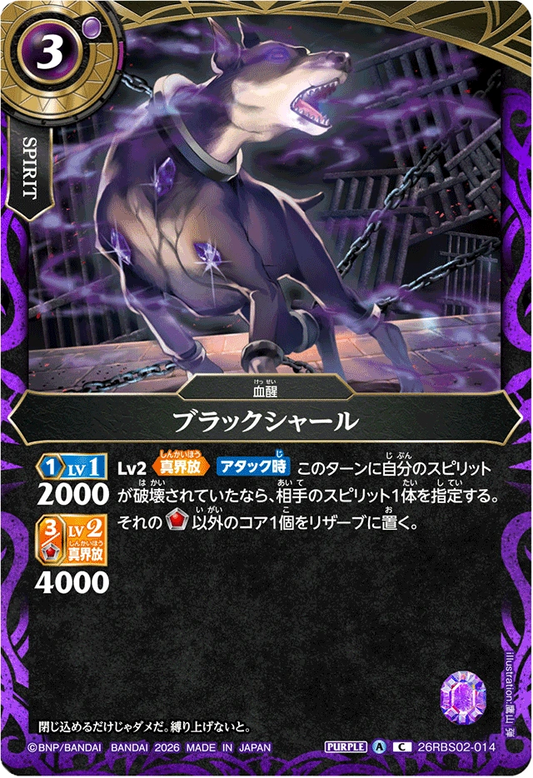 26RBS02-014 ブラックシャール | C