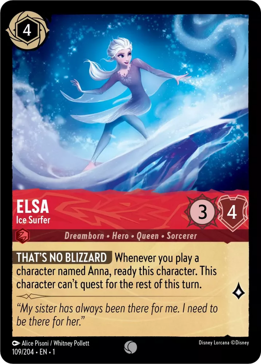 Set 1-109 | Elsa - Ice Surfer |  Common