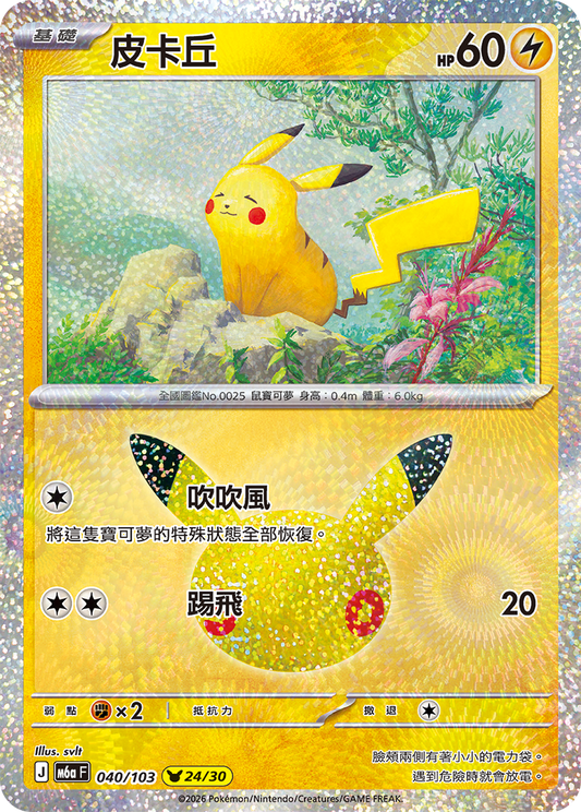 M6aF 040/103 皮卡丘 | - | CT