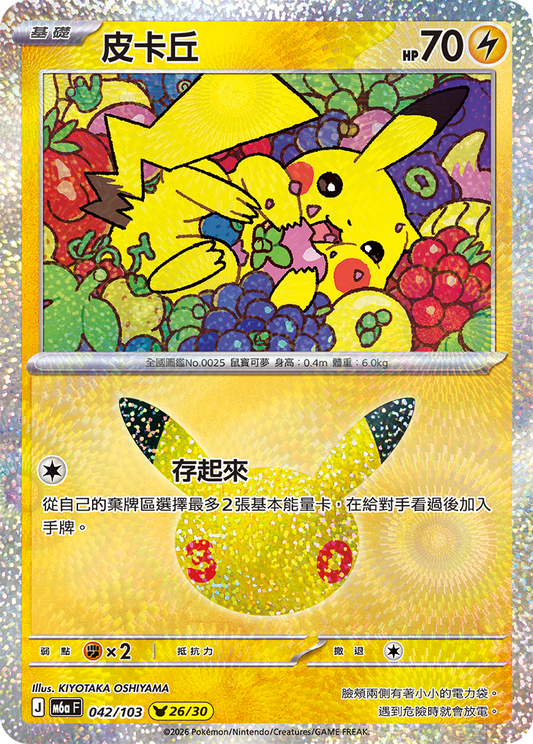 M6aF 042/103 皮卡丘 | - | CT