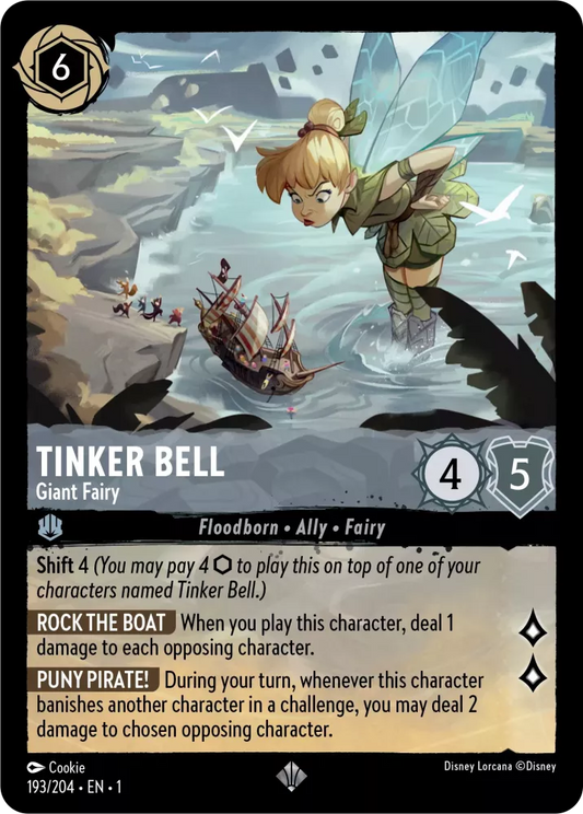 Set 1-193 | Tinker Bell - Giant Fairy |  Super Rare