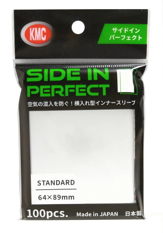 [KMC] 100 Standard Sized Card Sleeves Deck Protectors Side In Perfect (New 2025)   |