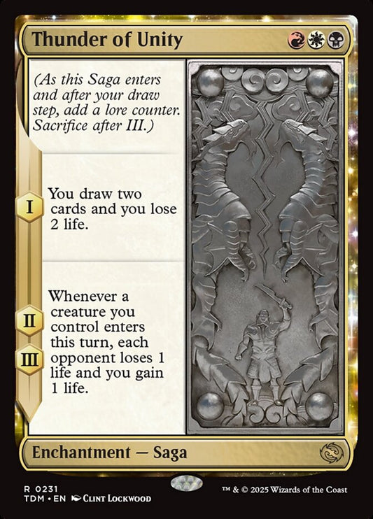 TDM-0231 | Thunder of Unity | EN  | - | Non-Foil