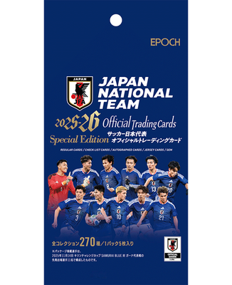EPOCH 2025-26 Japan National Team Official Trading Card SE Soccer | 單包
