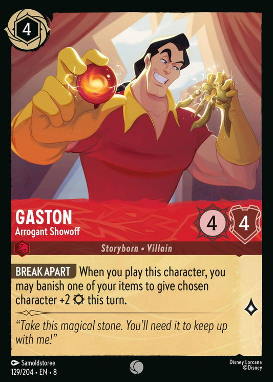 Set 8-129 | Gaston - Arrogant Showoff | Common