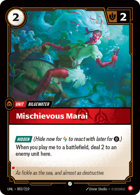 UNL-003/219 Mischievous Marai | Common