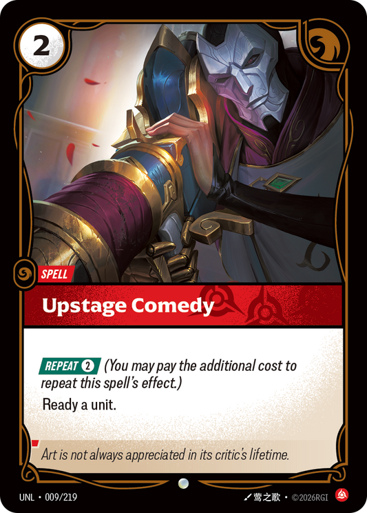 UNL-009/219 Upstage Comedy | Common