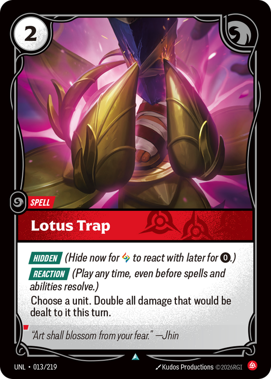 UNL-013/219 Lotus Trap | Uncommon