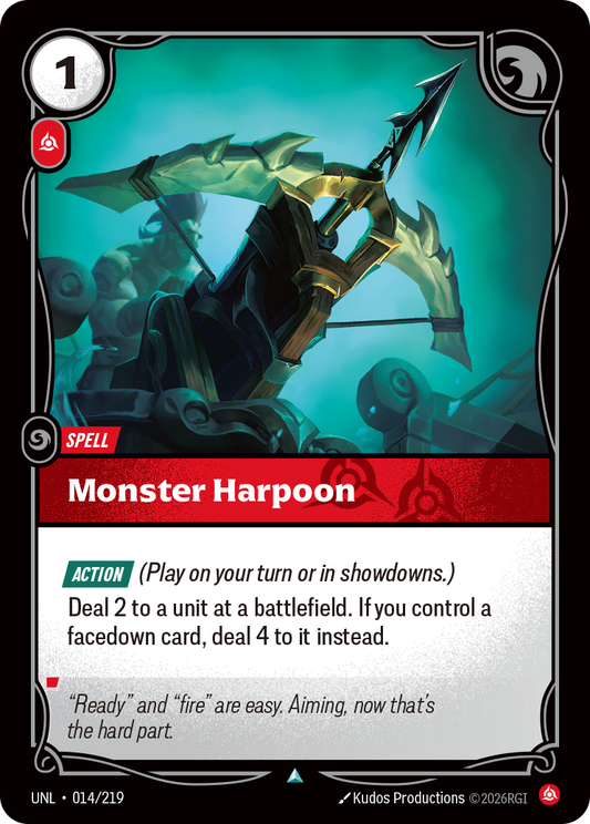 UNL-014/219 Monster Harpoon | Uncommon