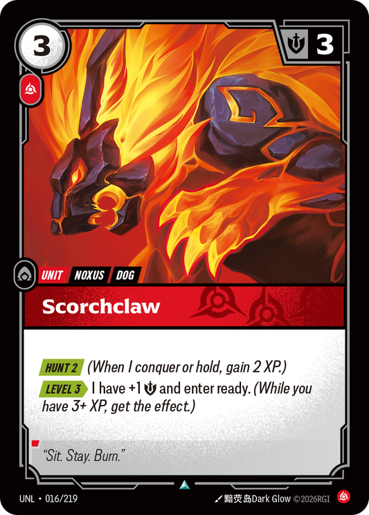 UNL-016/219 Scorchclaw | Uncommon