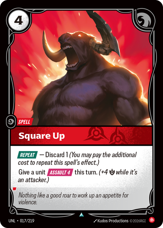 UNL-017/219 Square Up | Uncommon