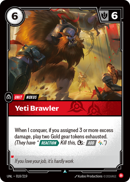 UNL-018/219 Yeti Brawler | Uncommon