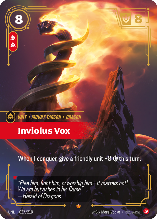 UNL-027/219 Inviolus Vox | Epic