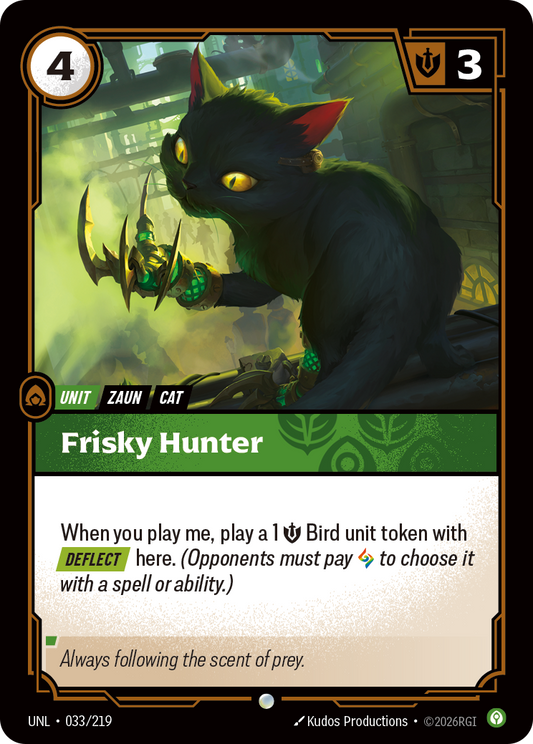 UNL-033/219 Frisky Hunter | Common
