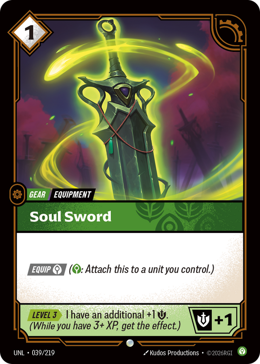 UNL-039/219 Soul Sword | Common