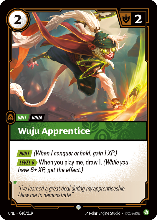 UNL-040/219 Wuju Apprentice | Common