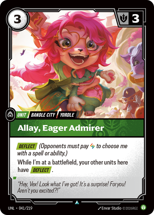 UNL-041/219 Allay, Eager Admirer | Uncommon