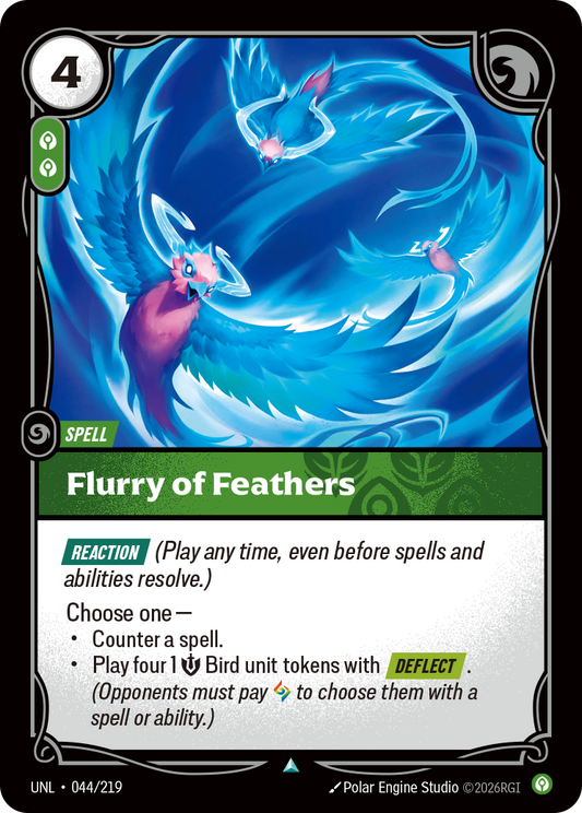 UNL-044/219 Flurry of Feathers | Uncommon