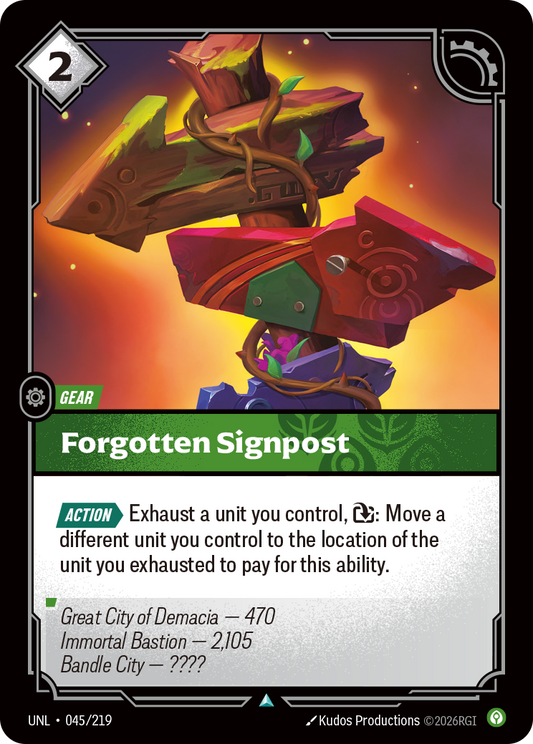UNL-045/219 Forgotten Signpost | Common