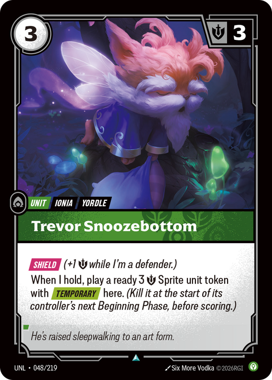 UNL-048/219 Trevor Snoozebottom | Uncommon