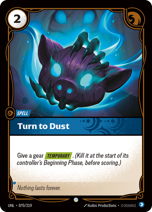UNL-070/219 Turn to Dust | Common