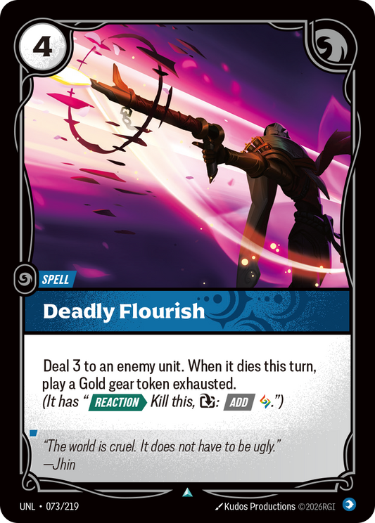 UNL-073/219 Deadly Flourish | Uncommon