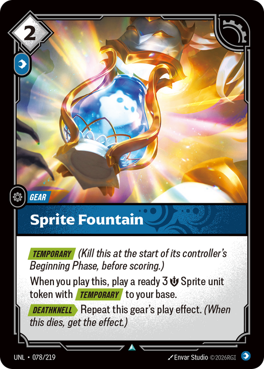 UNL-078/219 Sprite Fountain | Uncommon