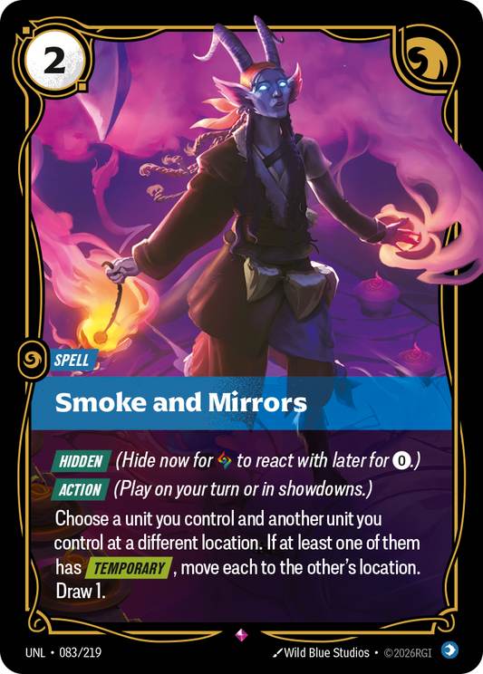 UNL-083/219 Smoke and Mirrors | Rare
