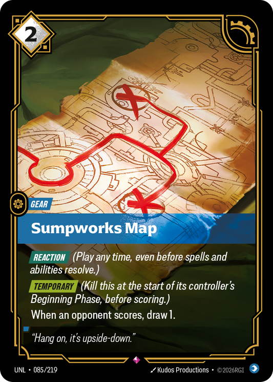 UNL-085/219 Sumpworks Map | Rare