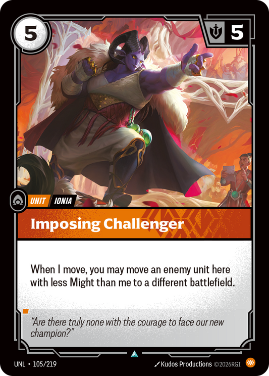UNL-105/219 Imposing Challenger | Uncommon